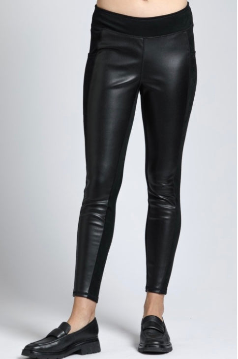 Jess Vegan Leather Legging