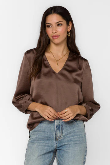 Finley Satin Blouse