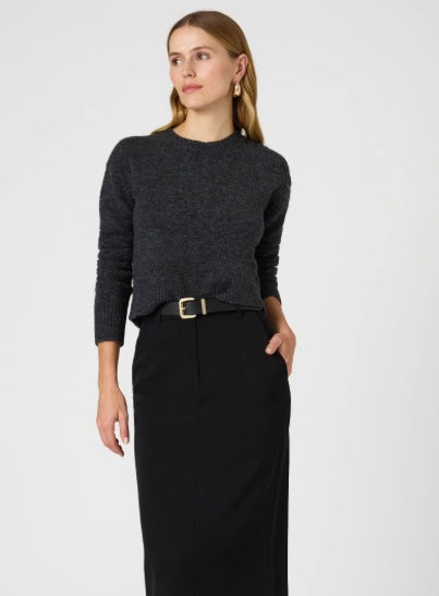 Kesia Crew Neck Cropped Jumper