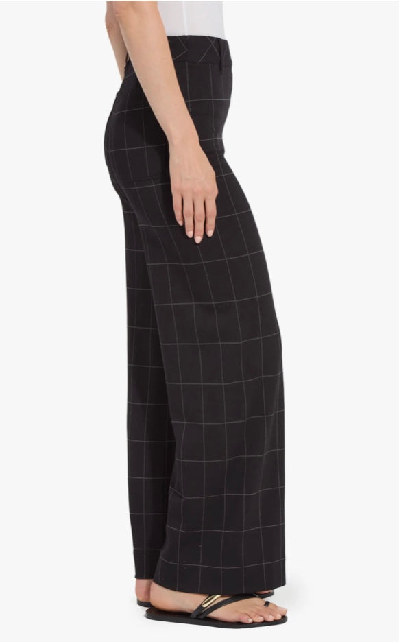 Erin HW Ponte Wide Pant