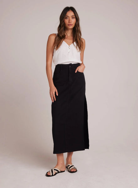 Indigo Side Slit Skirt