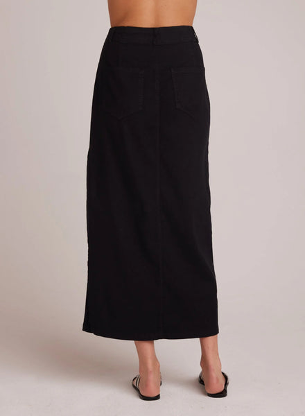 Indigo Side Slit Skirt