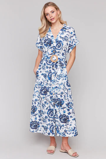 Printed Maxi W/ Belt