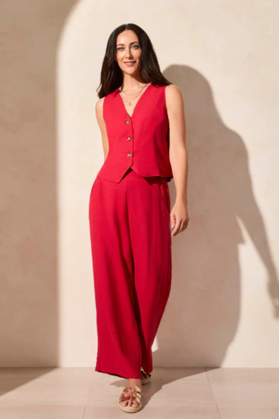 Cherri Button Front Vest