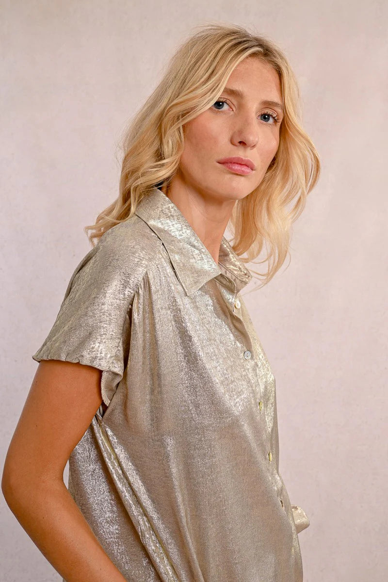 LADIES WOVEN SHIRT
