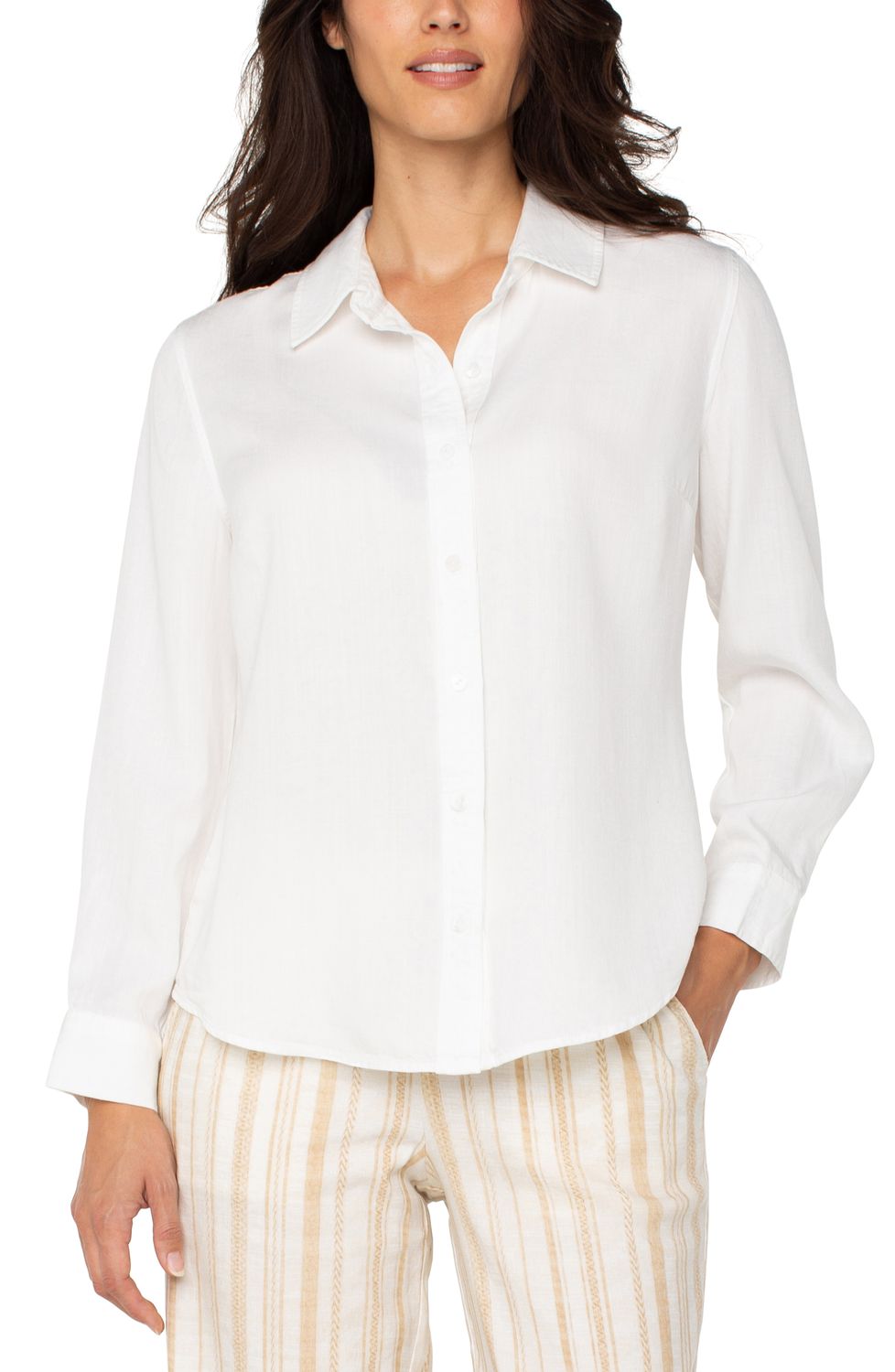 Rachel Rolled Woven Shirt