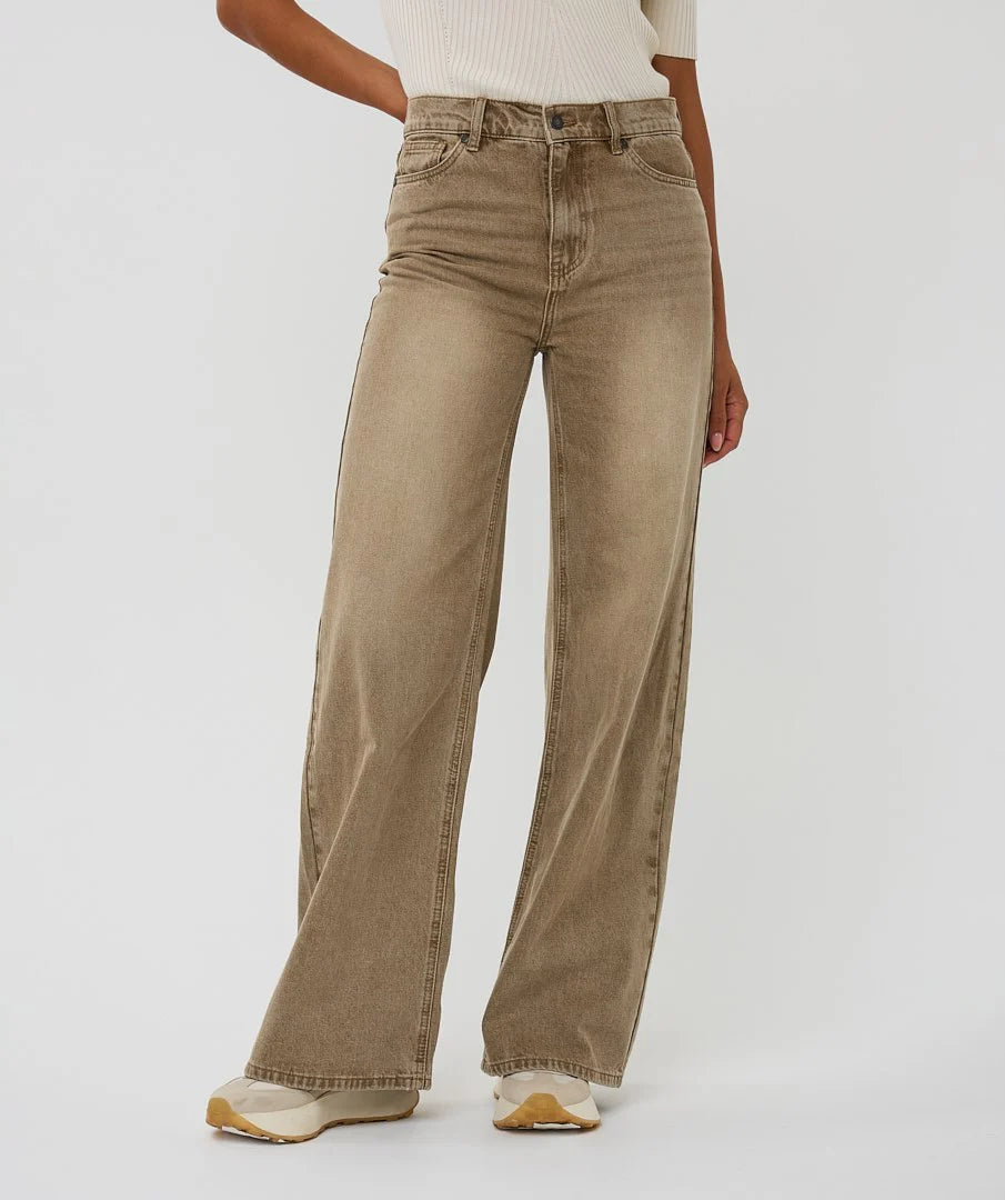 Caramel Wide Trousers