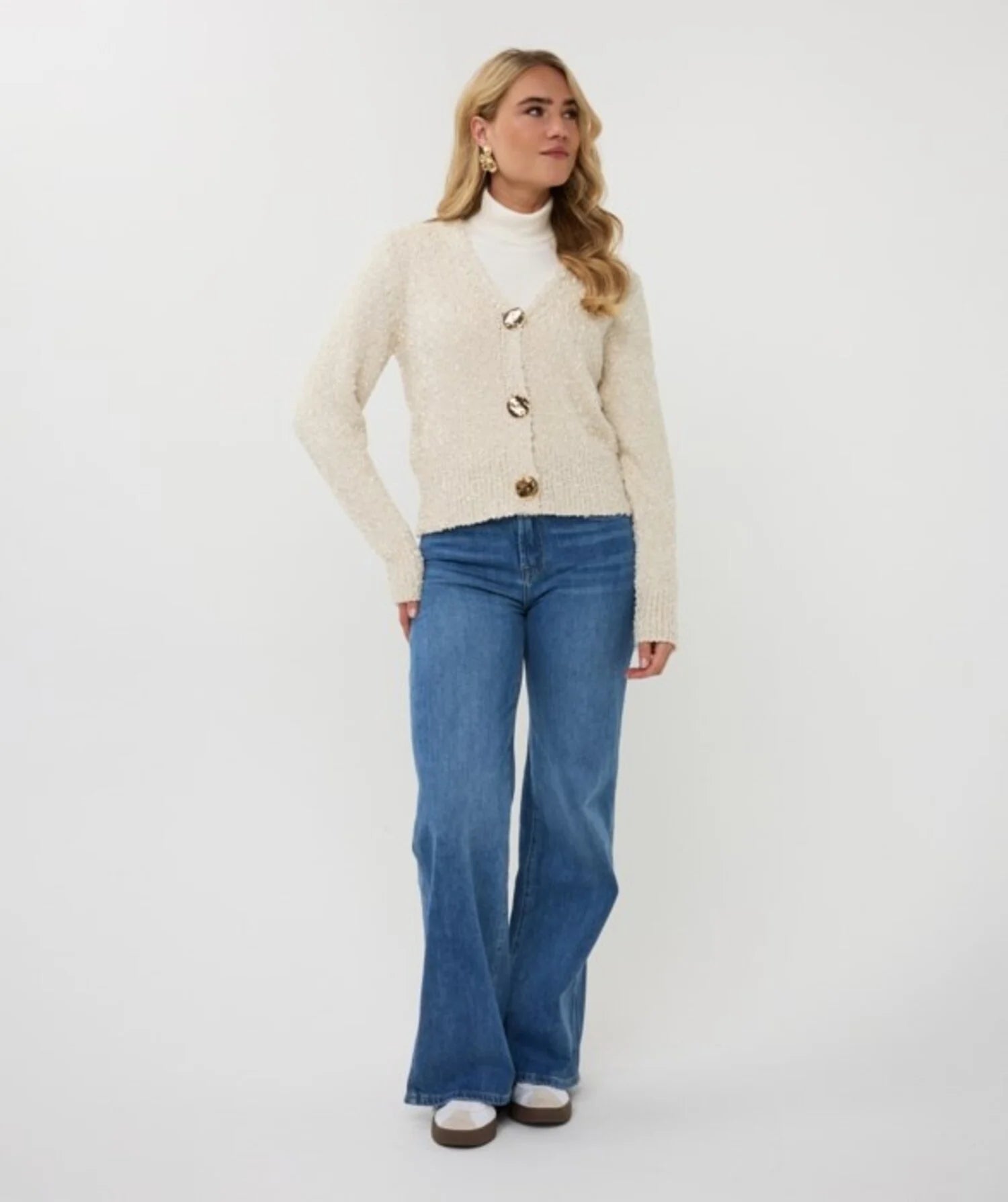 Fancy Button Cardigan