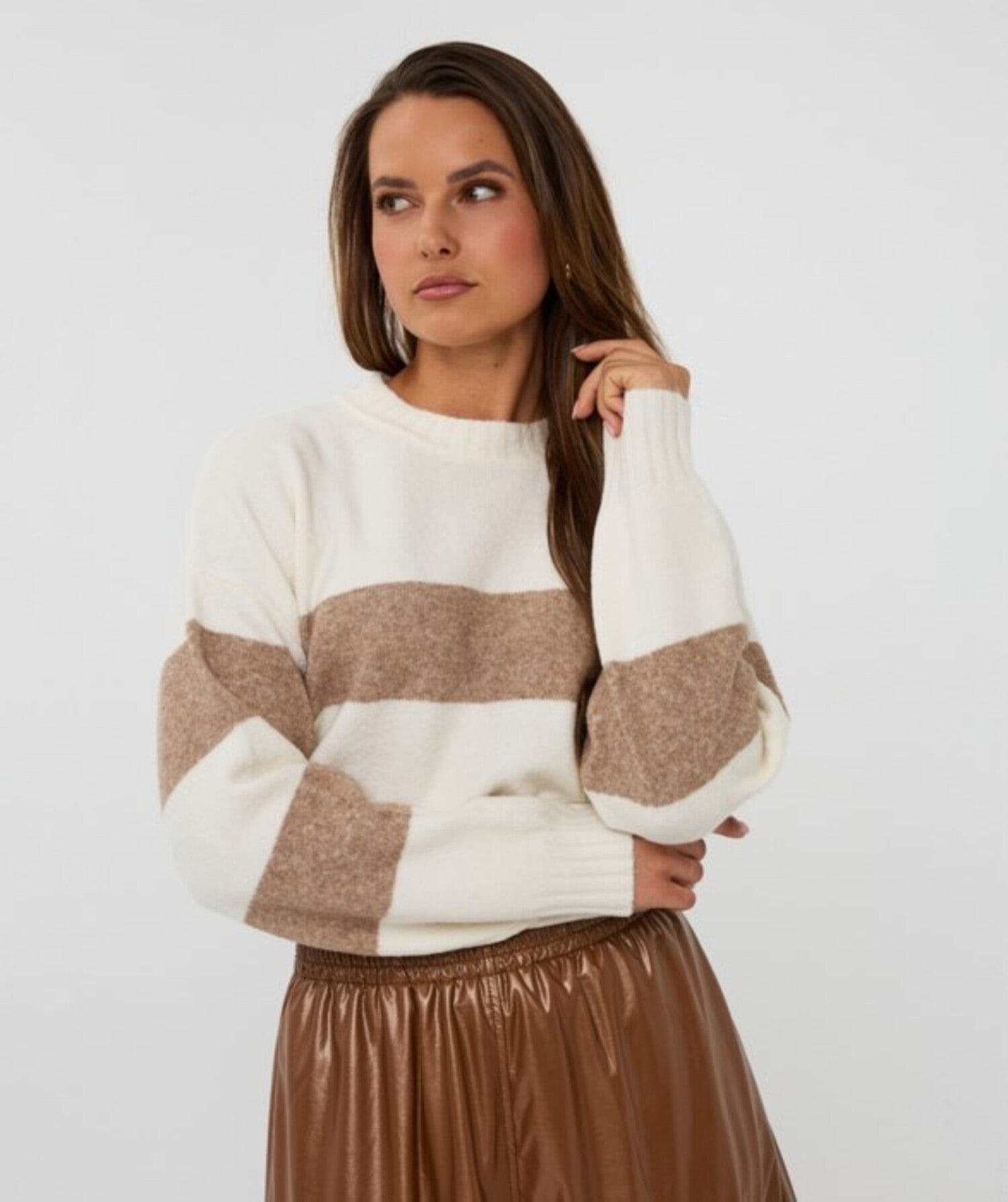 Striped Melan Sweater