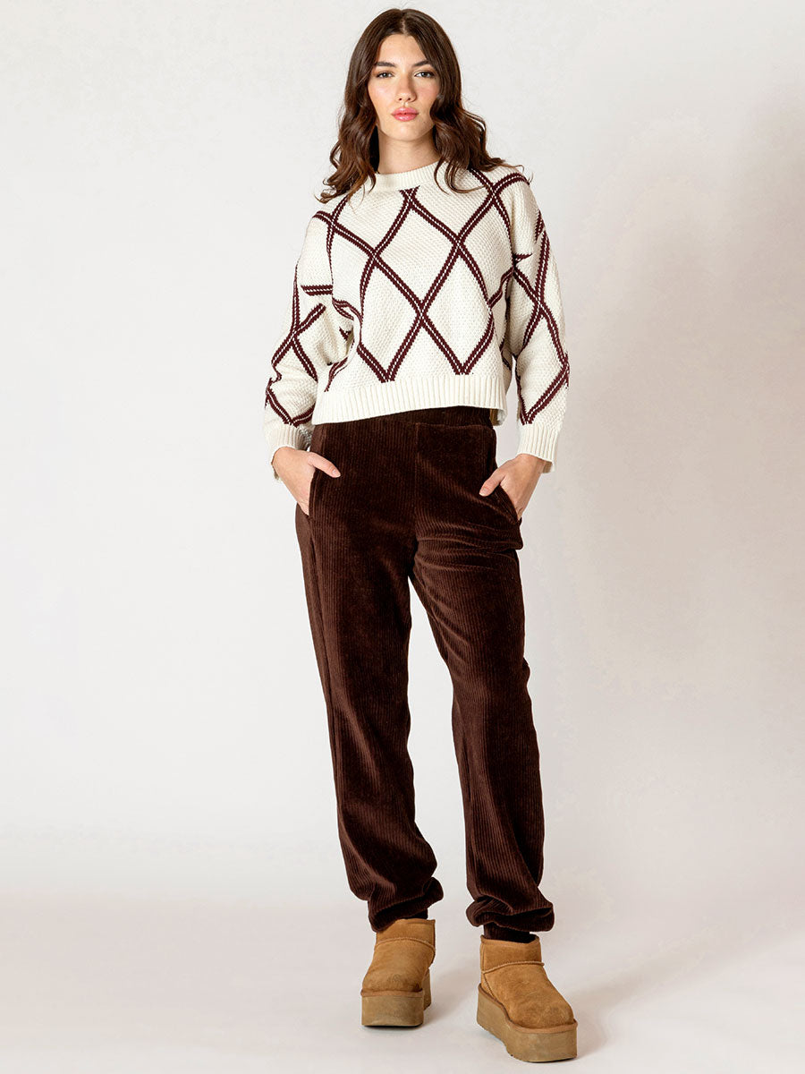 Diamond Check Sweater