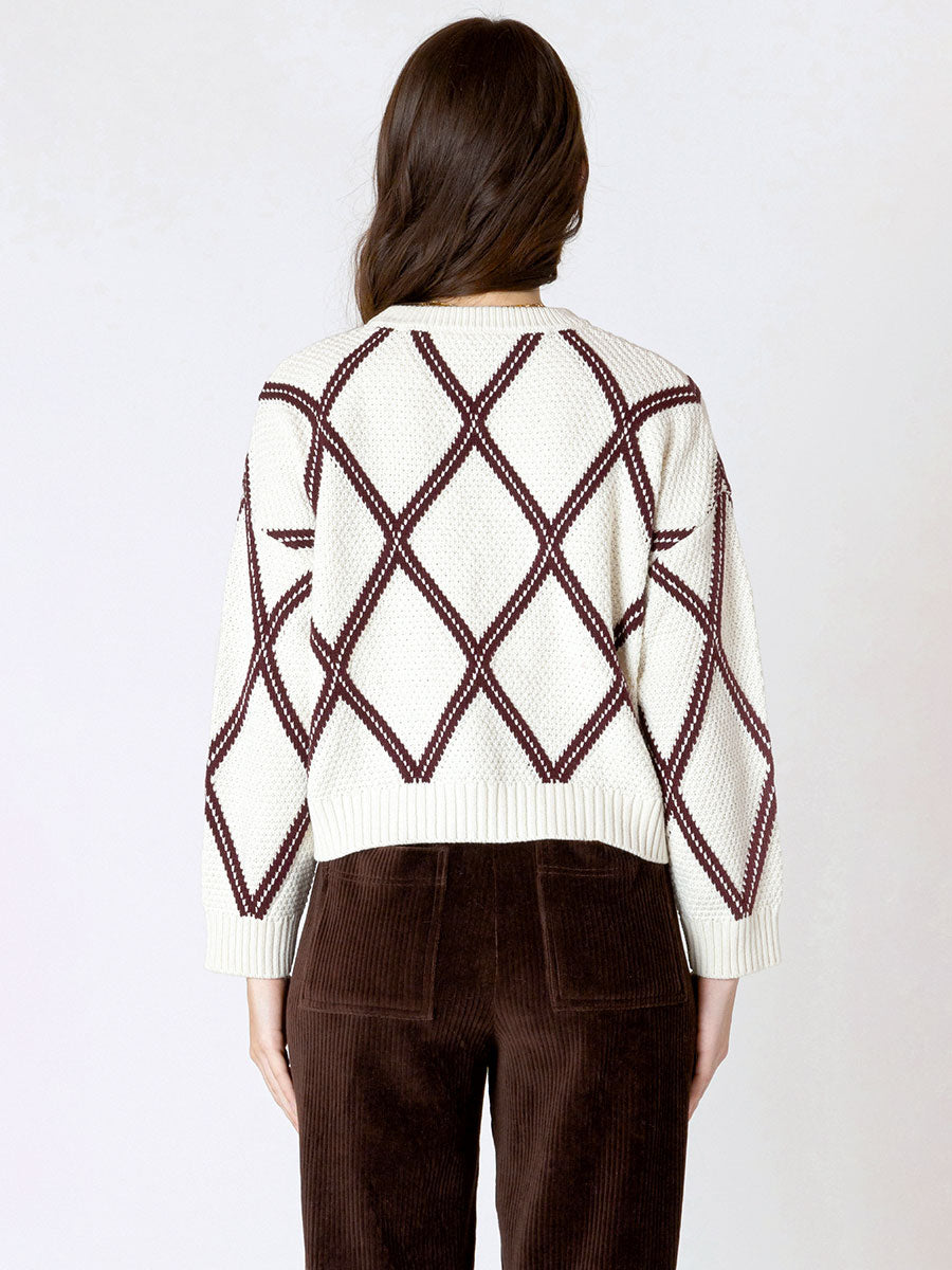 Diamond Check Sweater