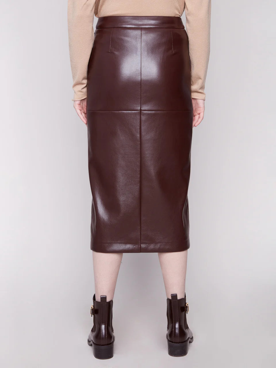 Midi Faux Skirt