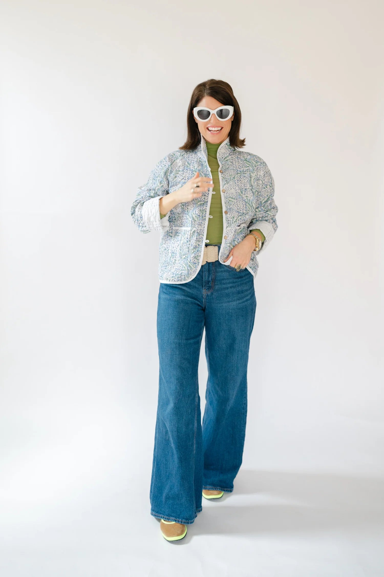 Sunny Birdie Quilted Jacket