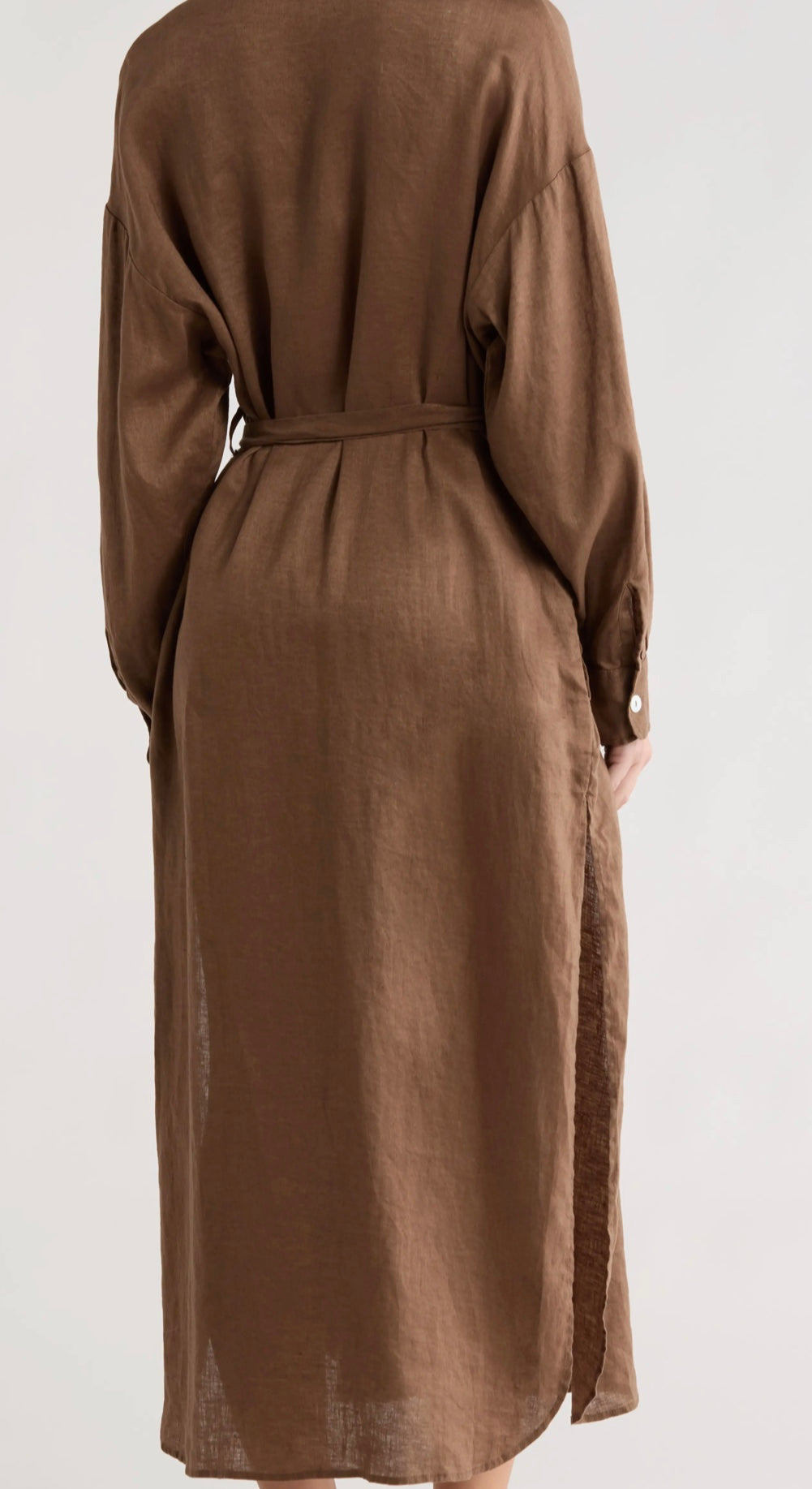 Cozy Maxi Shirt Dress