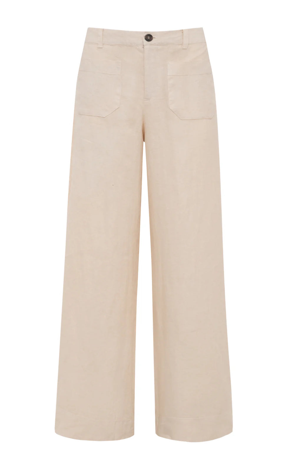 Linen Marine Wide Leg Pant
