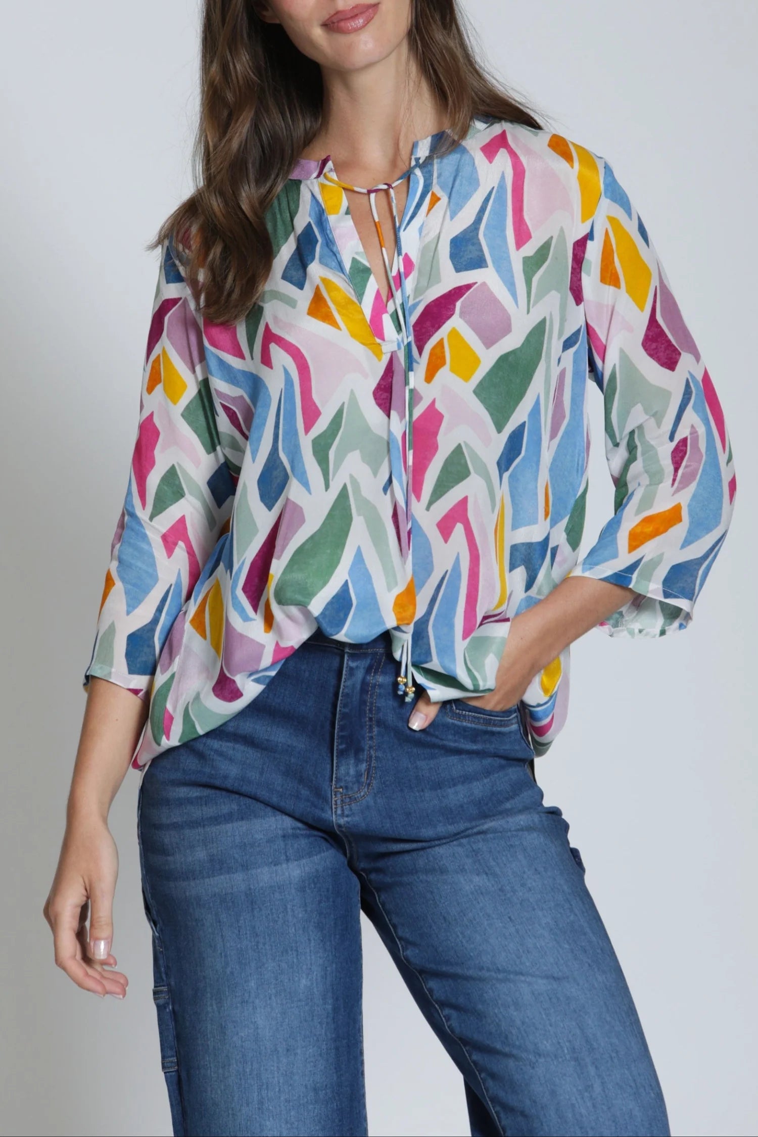 Biscus Swirl Blouse