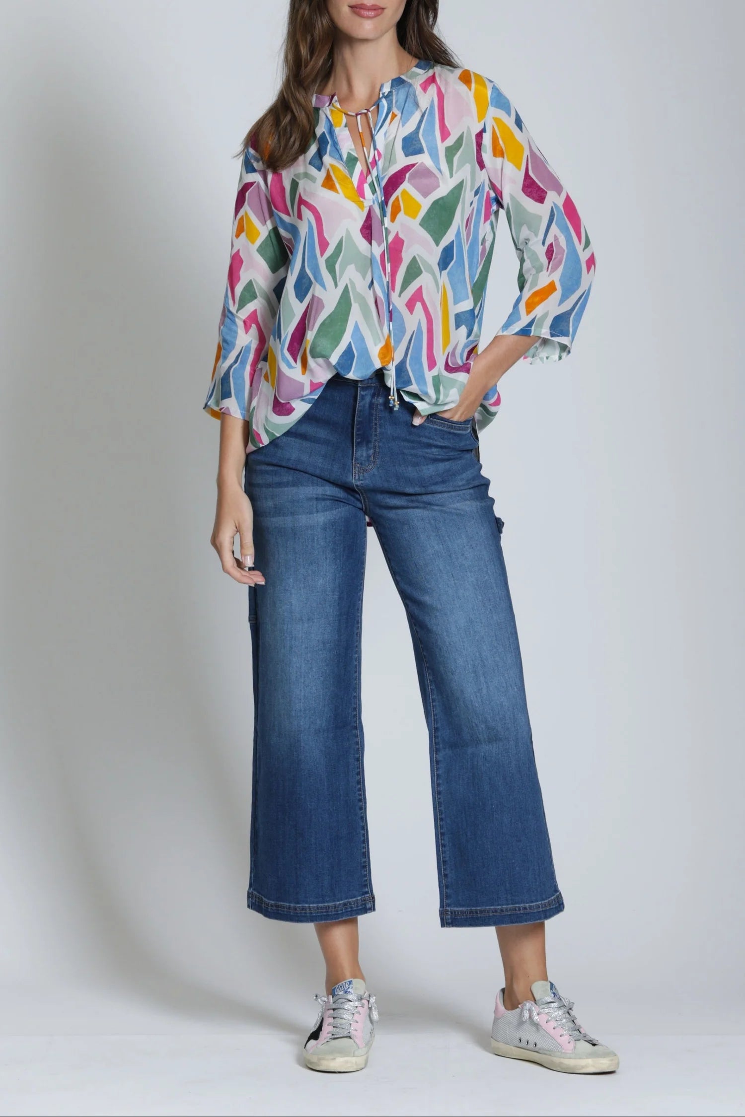 Biscus Swirl Blouse