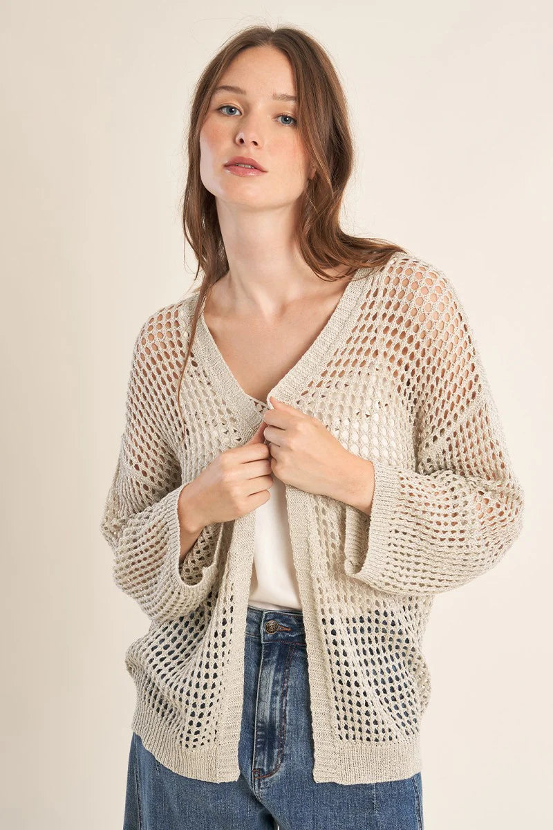 Open Knit Cardi