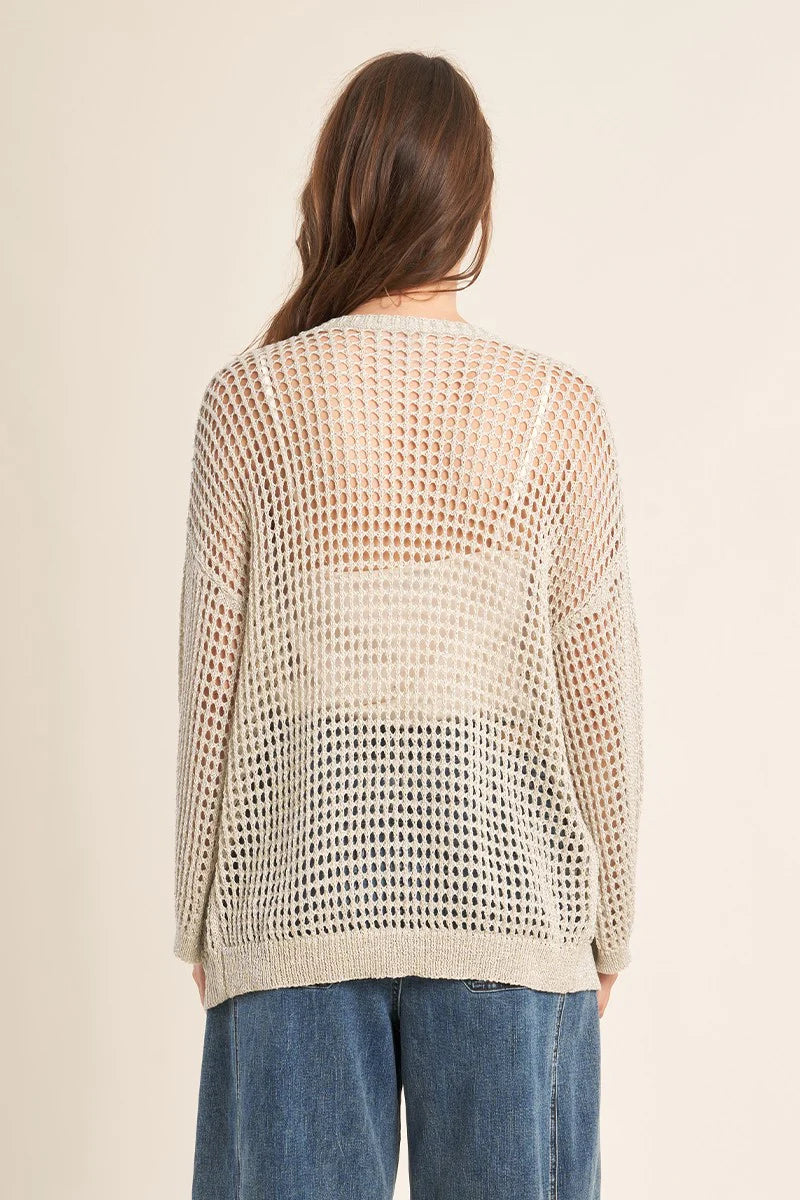 Open Knit Cardi