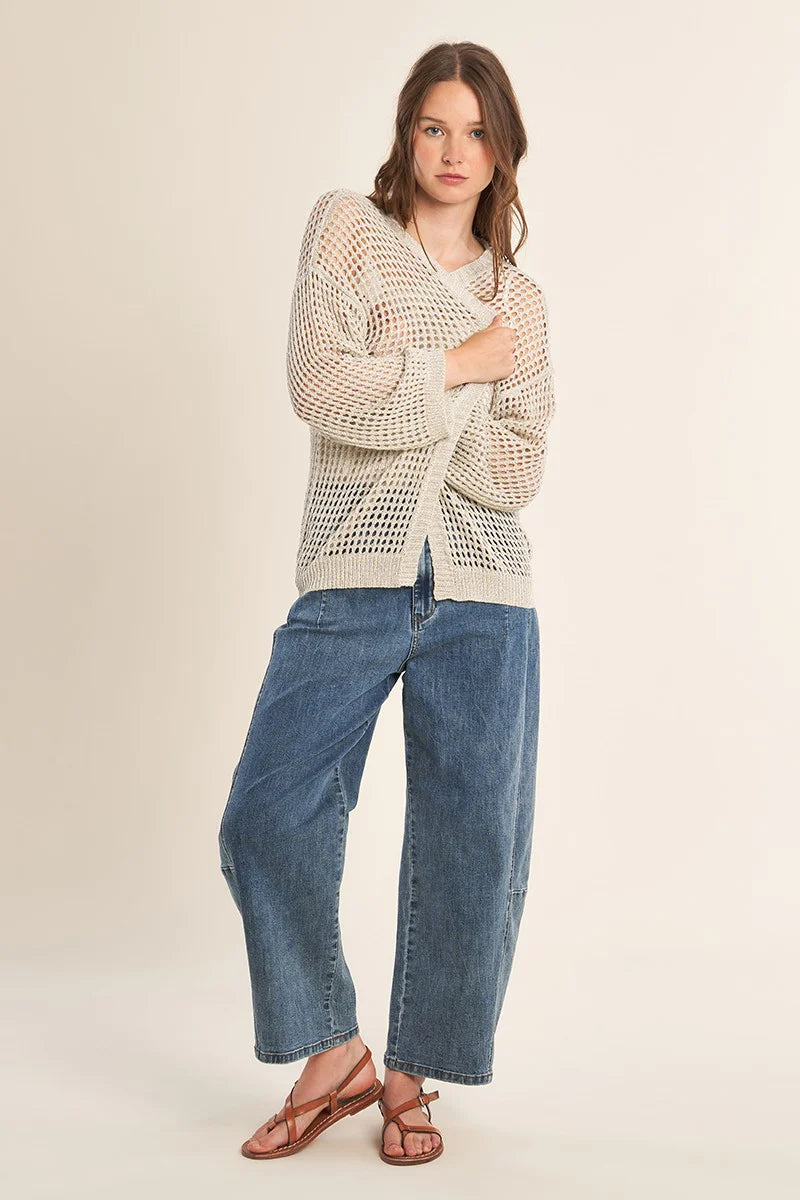 Open Knit Cardi