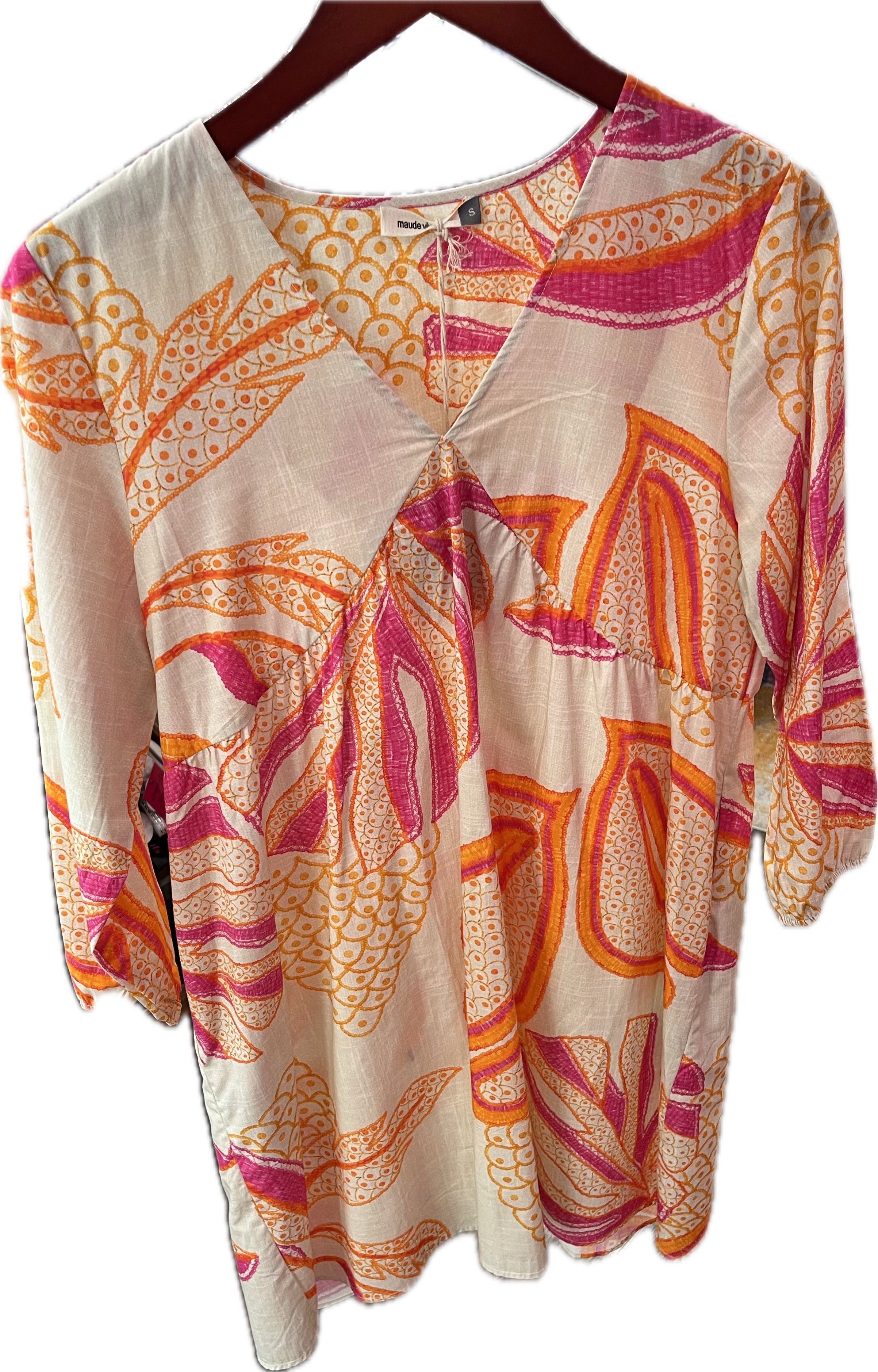 Outline Palms Dress