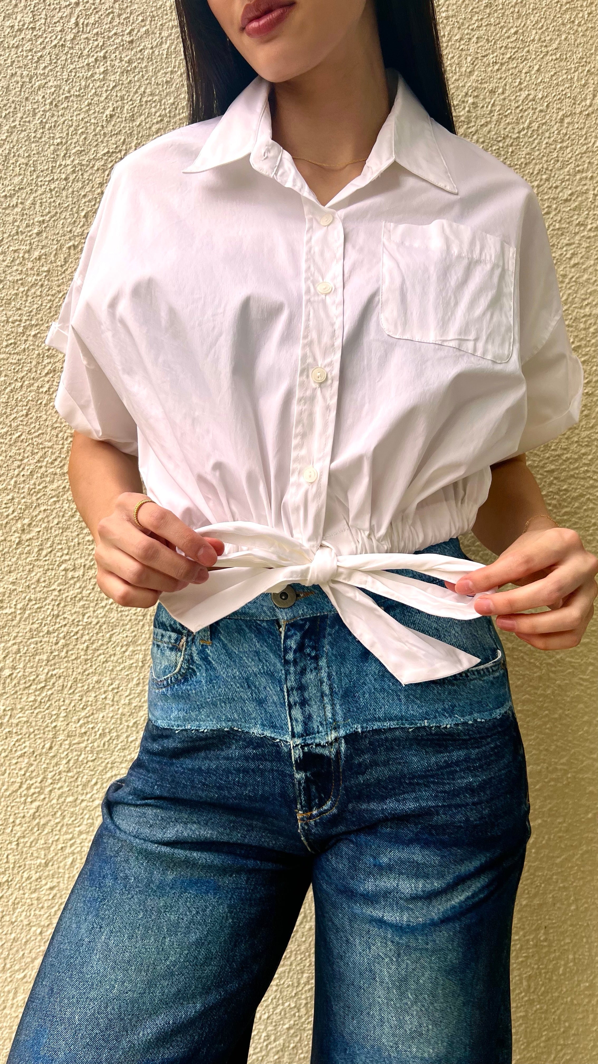 Charlie Button Down Tie Top