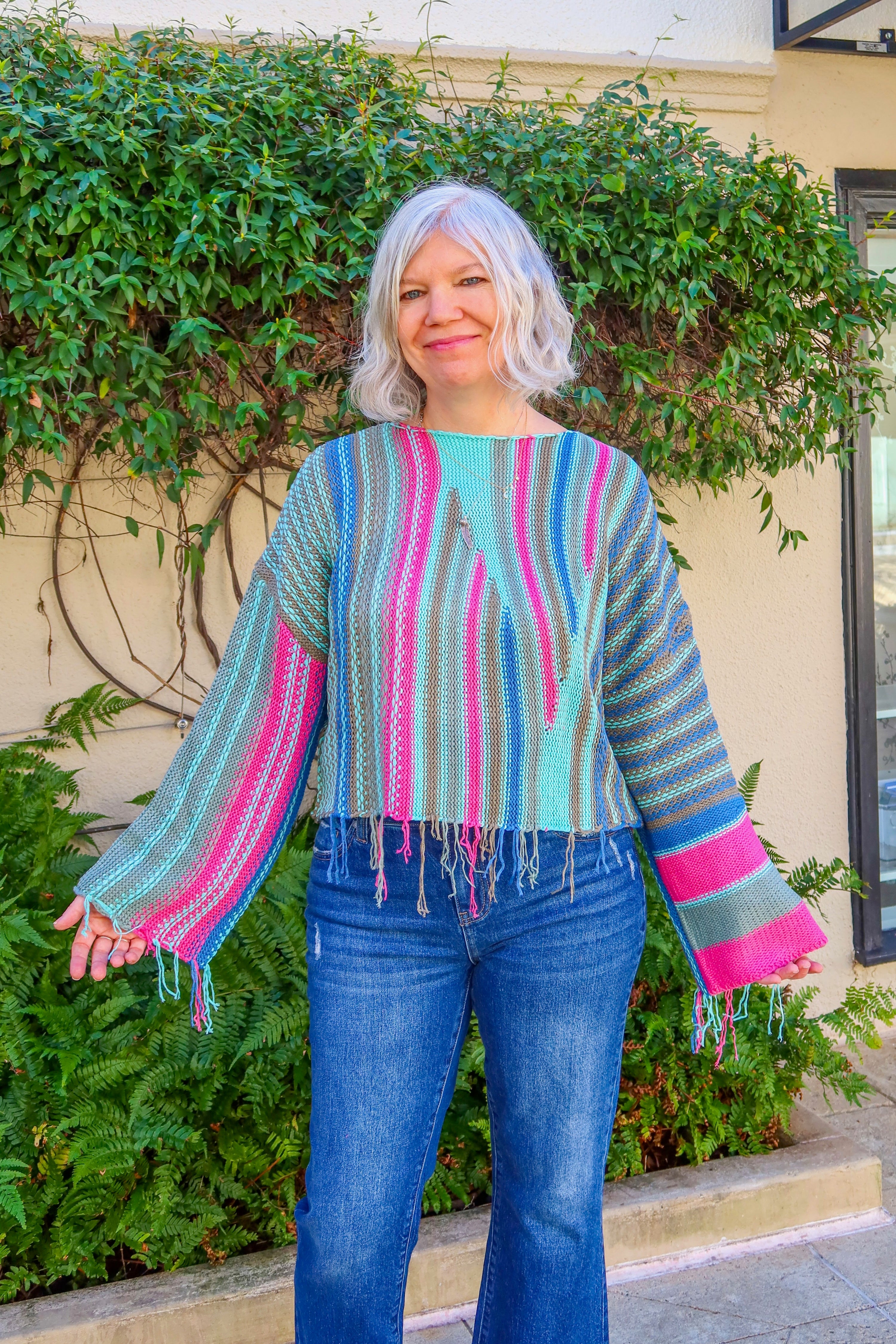 Ellie Multi-stripe Sweater