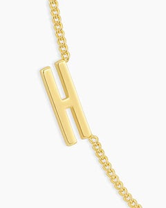 214-112k-G- Wilder Alphabet Necklace