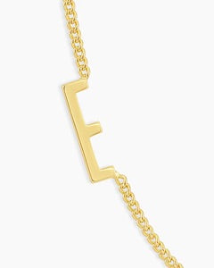 214-112k-G- Wilder Alphabet Necklace