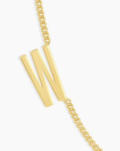 214-112k-G- Wilder Alphabet Necklace