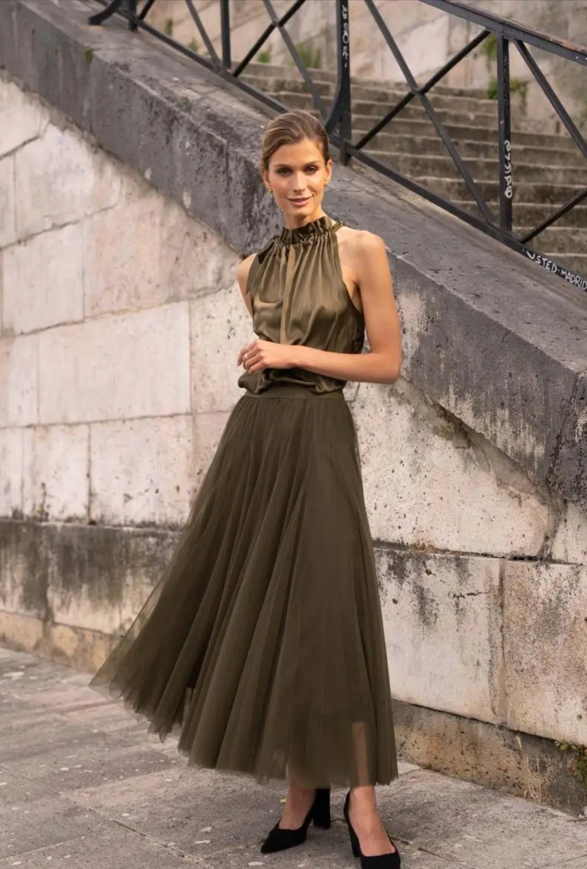 Ambre Long Tulle Skirt