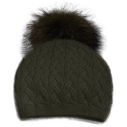 Emma Cable Beanie Olive