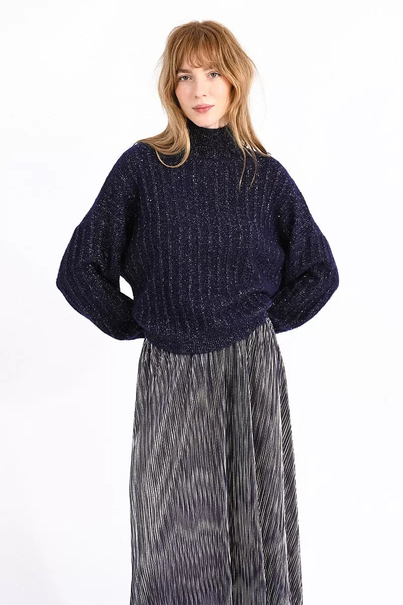 Knitted Sweater Navy